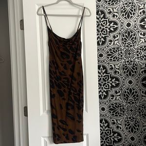 Printed asos bodycon dress